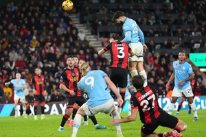 Hasil Bournemouth vs Manchester City: Skor 2-1