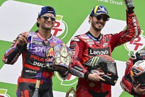 Debut di Moto3, Setim dengan Pecco Bagnaia