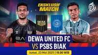 Nonton Streaming Dewa United vs PSBS di BRI Liga 1 2024/25 di Vidio